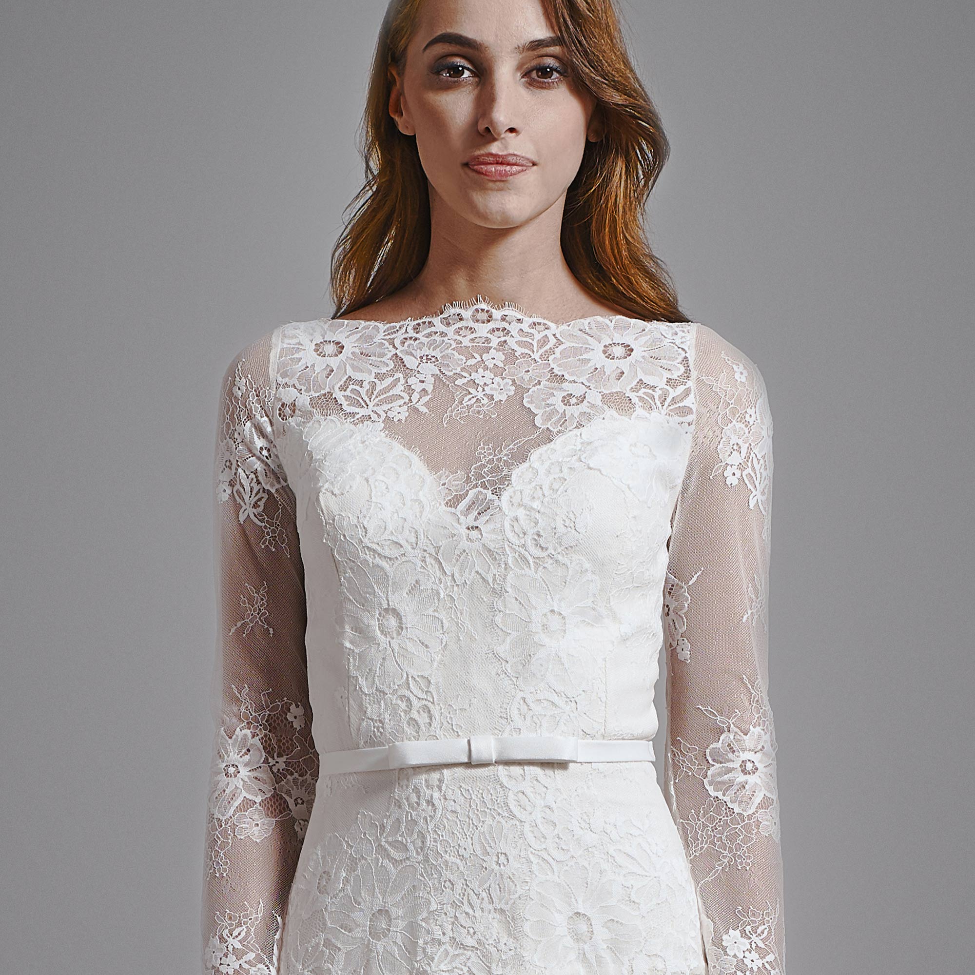 Simple Elegant Wedding Dress BHARB-LILYPAD-BH2020-0018-001-frontcloseup