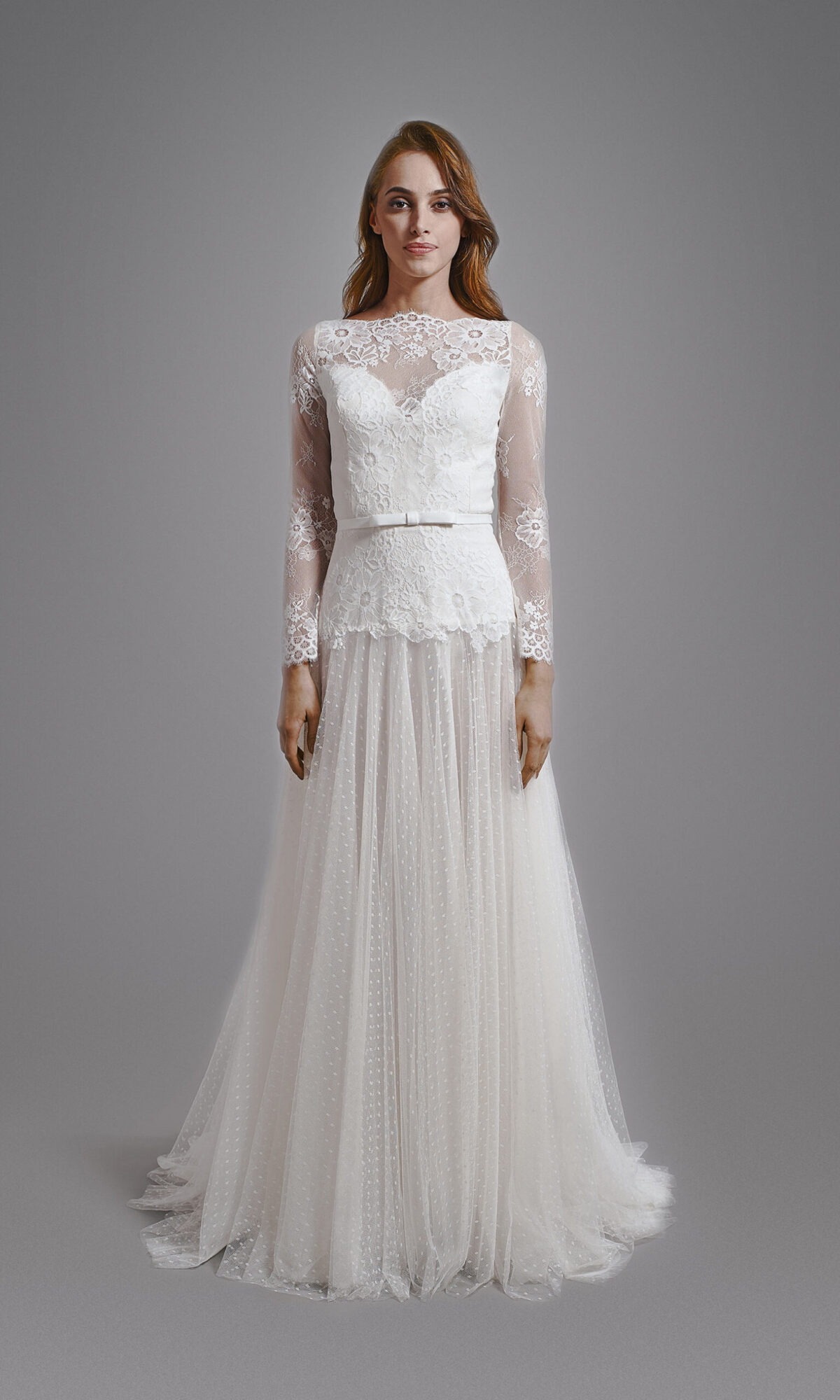 Simple Elegant Wedding Dress BHARB-LILYPAD-BH2020-0018-001-tall - LILYPAD menyasszonyi ruha