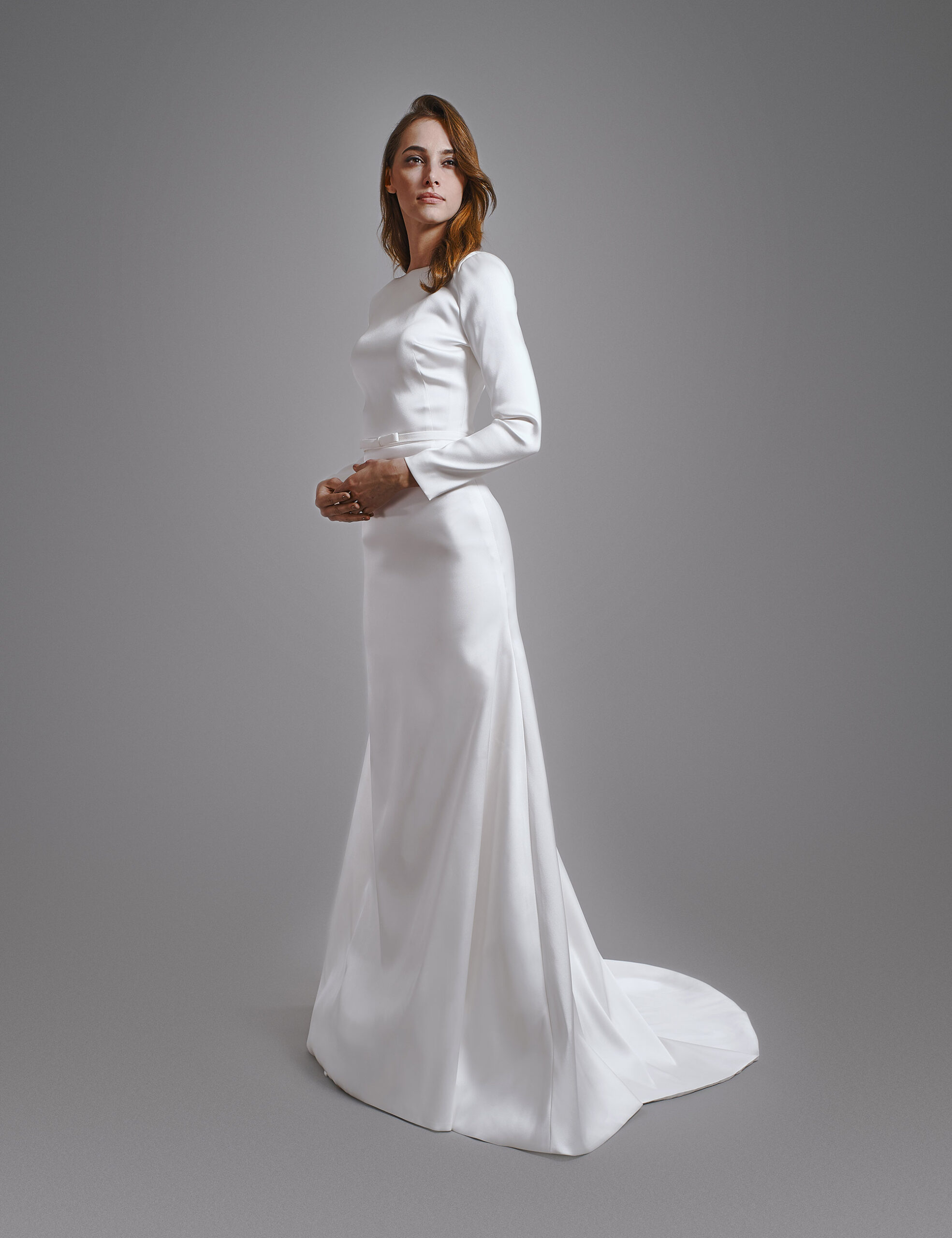 Simple elegant minimal wedding dress BHARB-MAIDEN-BH2020-0015-003-tall