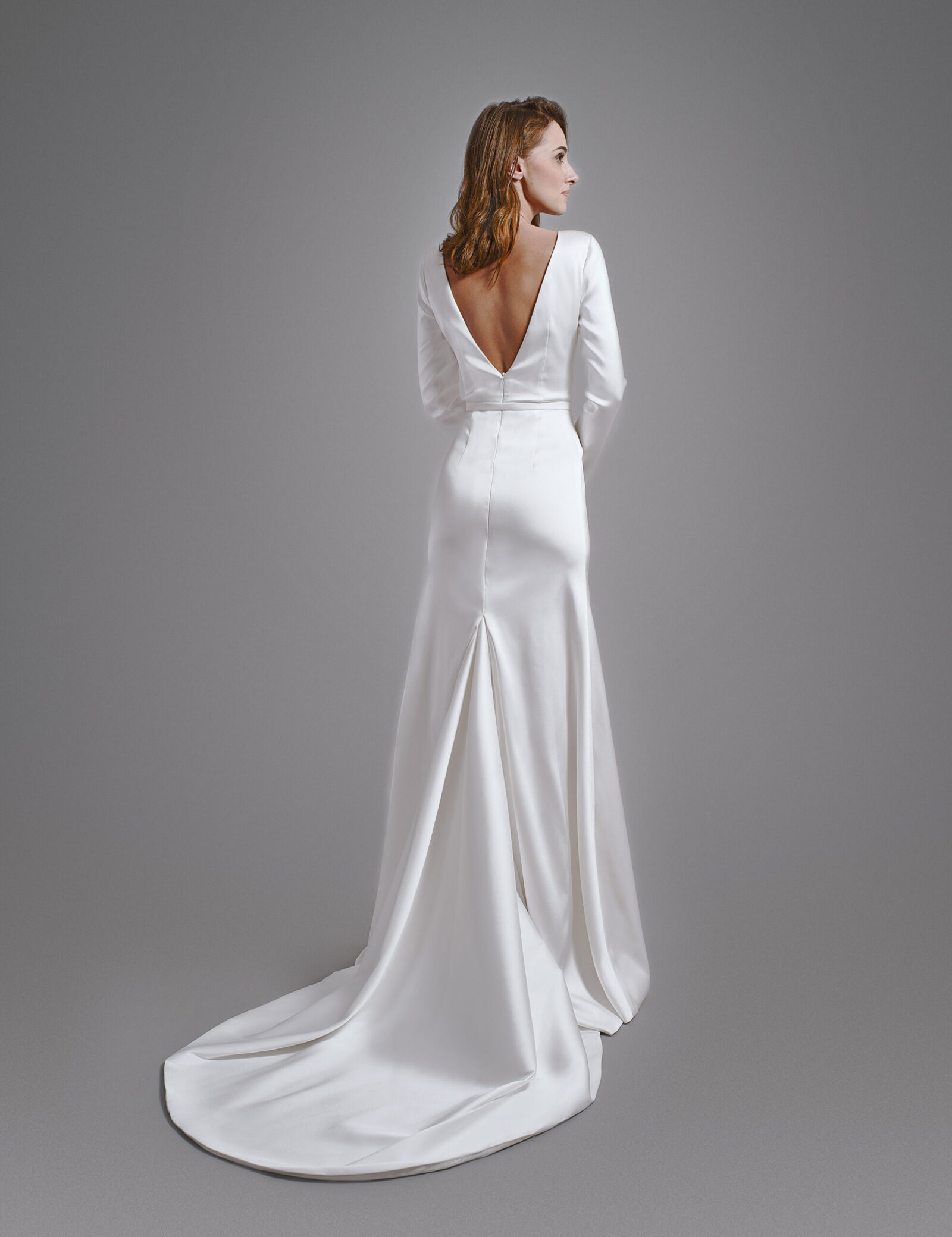 Simple elegant minimal wedding dress BHARB-MAIDEN-BH2020-0015-005-tall