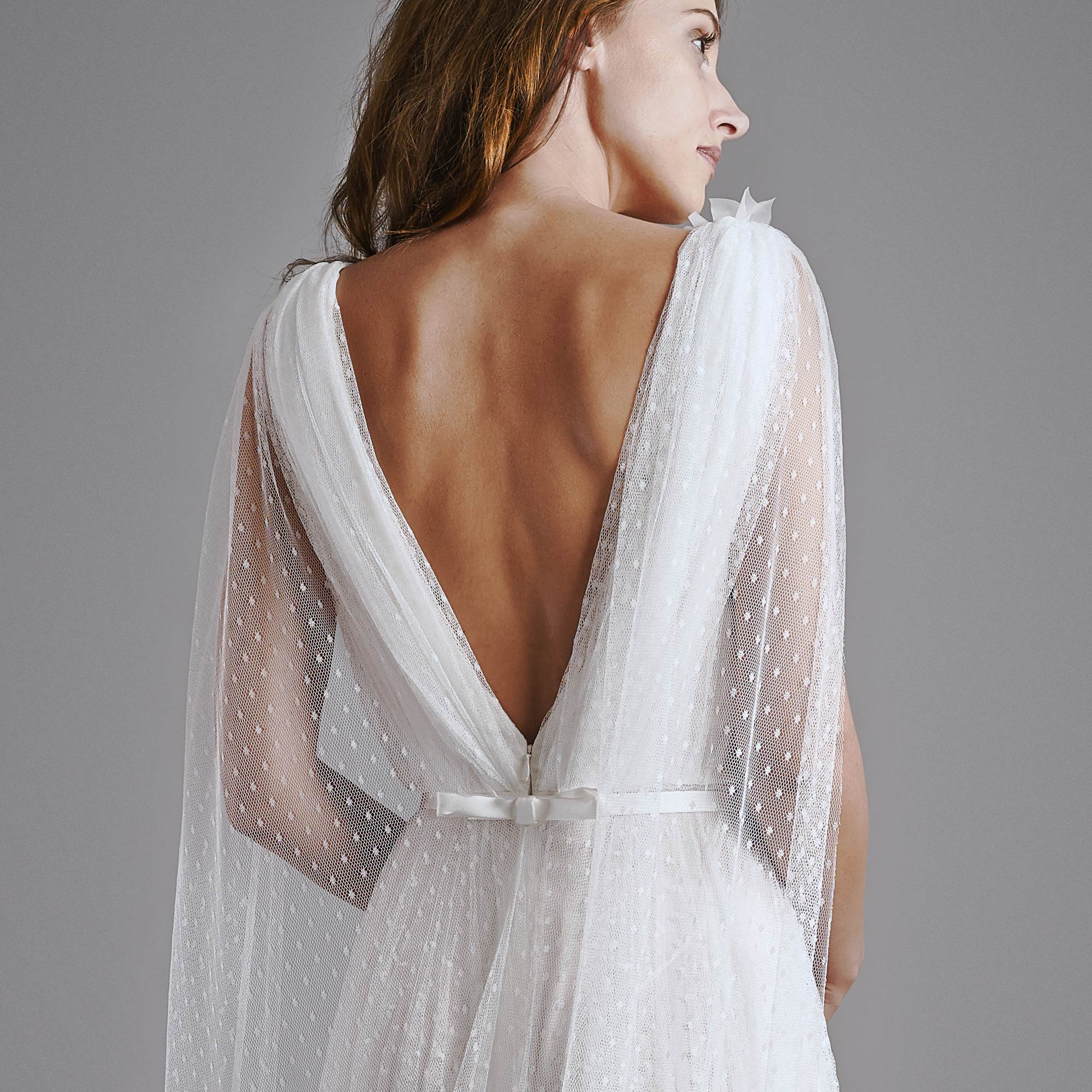 Silk wedding dress SMILAX