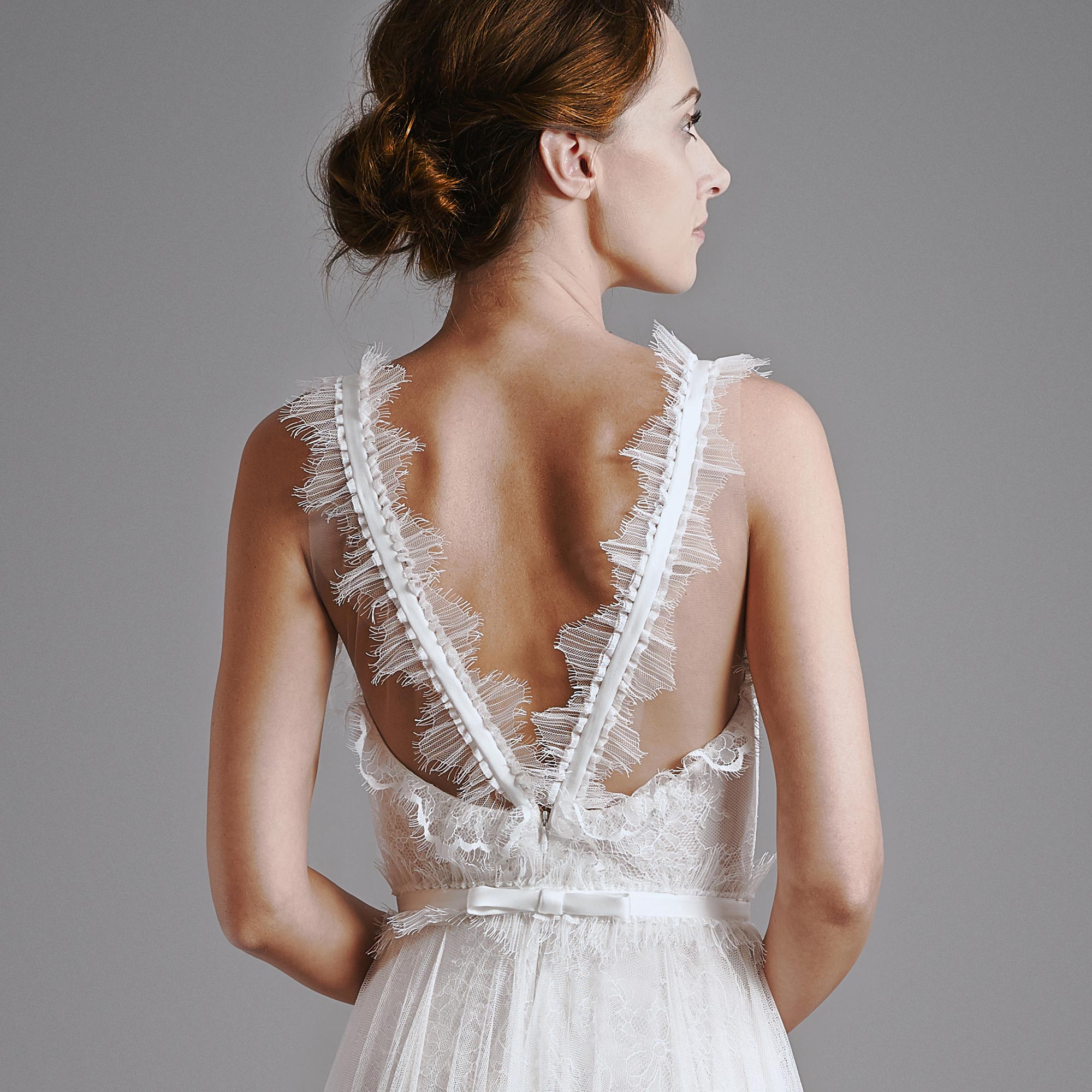 Romantic wedding dress WILLOW BUTERFLY BHARB-WILLOW-BUTTERFLY-BH2020-0005-005-backcloseup